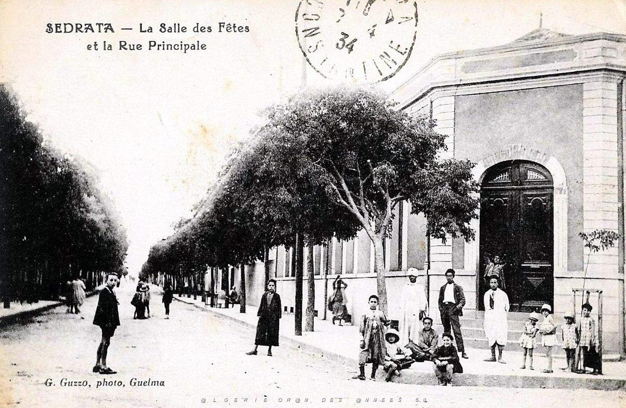 1205- Sedrata - Salle des Fetes et rue principale.jpg